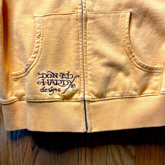 Ed Hardy Graphic Hoodie Zip Work of Art - Picture 4 of 7